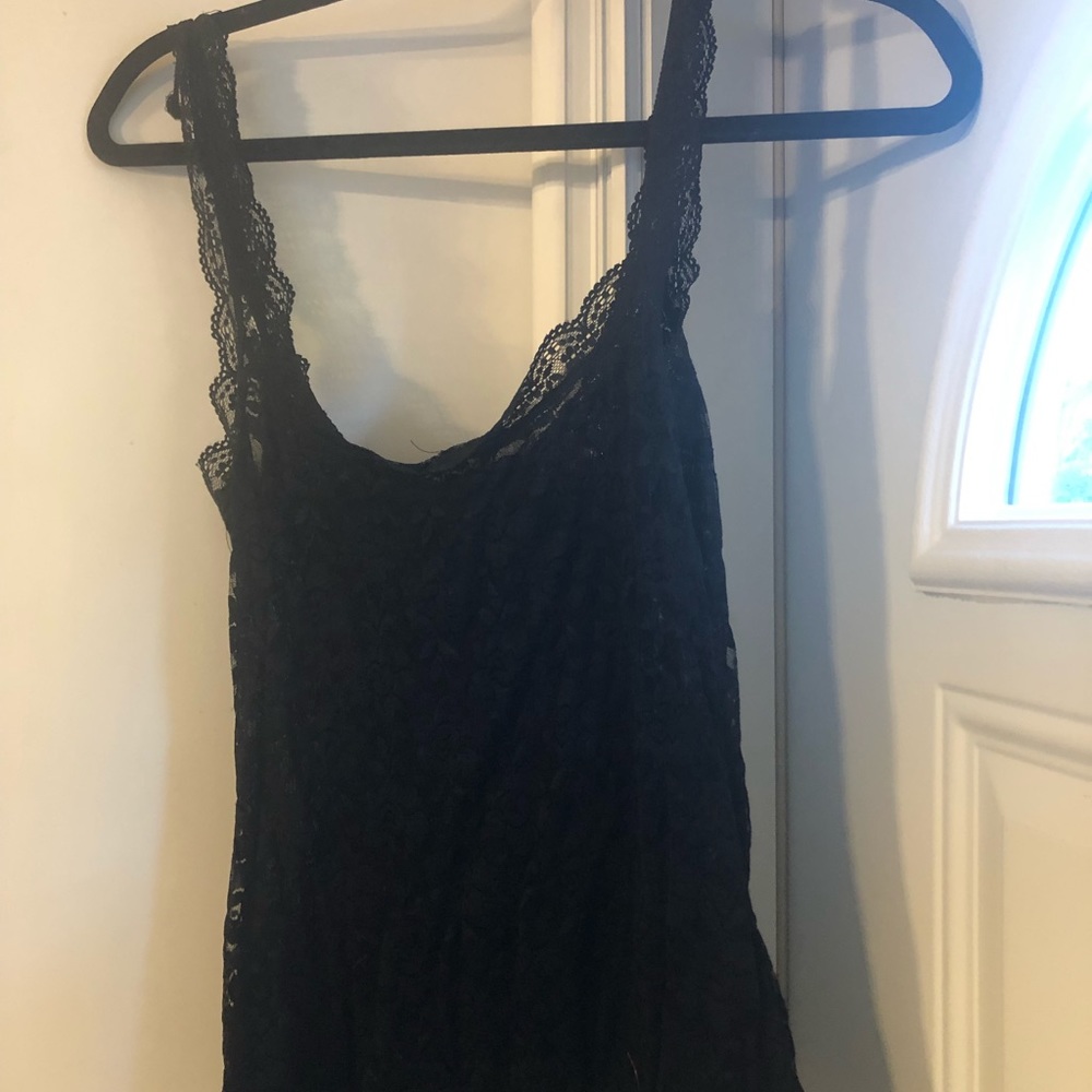 Black Lace shell undergarment